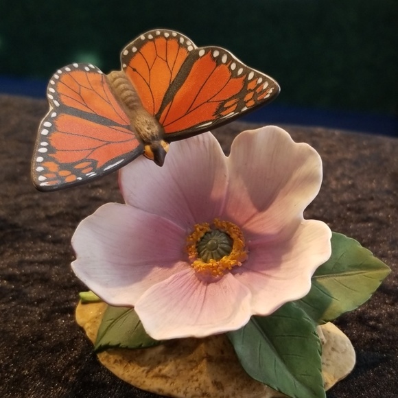 7800 Wild Rose with Monarch by Andrea - Picture 2 of 5